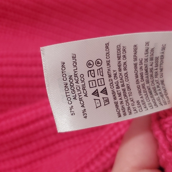 Lucky Brand pink oversized pink sweater 💓 - Picture 5 of 6